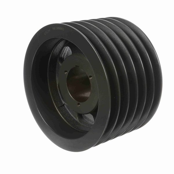 6 Groove Cast Iron Bushed Bore Multiple Sheave, 6TC98
